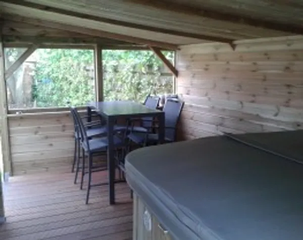 Overkapping voor Jacuzzi