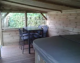 Overkapping voor Jacuzzi