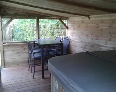 Overkapping voor Jacuzzi